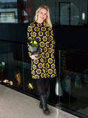 Vilde gul blomstret kjole