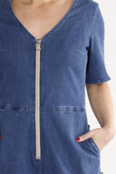 Anette jumpsuit i blå denim