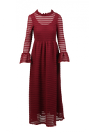 Stine elegant bourdeaux selskapskjole