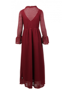 Stine elegant bourdeaux selskapskjole