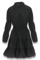 Angie sort poplin kjole