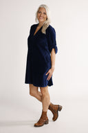 Alva Navy Blue Everyday Dress