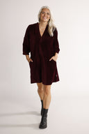 Alva Burgundy Everyday Dress