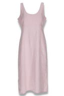 Aurora light pink linen dress