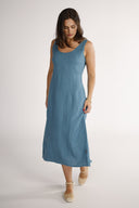 Aurora Ocean Blue knit dress
