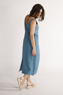 Aurora Ocean Blue knit dress