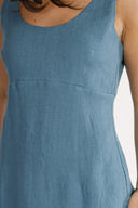 Aurora Ocean Blue knit dress