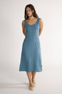Aurora Ocean Blue knit dress