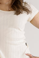 Beige Cream-Colored T-Shirt