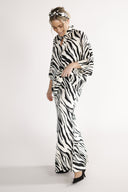 Bekka blouse black and white zebra