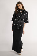 Bekka blouse black and white
