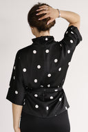 Bekka blouse black and white