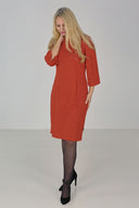 Bitten russet glitter dress
