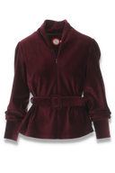 Celeste burgundy baby corduroy blouse