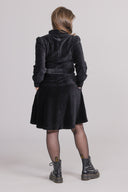 Celeste black babycord blouse