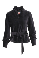 Celeste black babycord blouse