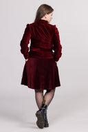 Celeste burgundy baby corduroy blouse