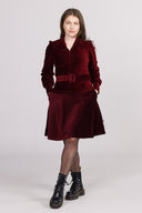 Celeste burgundy baby corduroy blouse