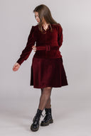 Celeste burgundy baby corduroy blouse