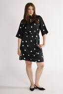 Cornelia dress black and white dots