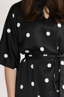 Cornelia dress black and white dots