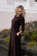 Pippi brown baby corduroy dress