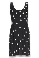 Dalia dress black and white polka dot