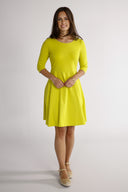 Denise's lime dress