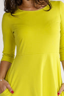 Denise's lime dress