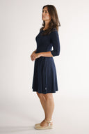 Denise navy dress
