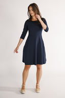 Denise navy dress
