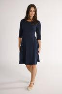 Denise navy dress