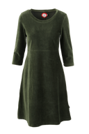 Elli combi green babycord dress