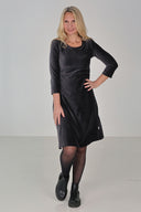 Elli gray babycord dress