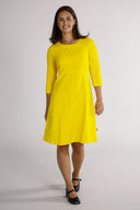 Elli yellow babycord dress