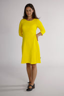 Elli yellow babycord dress