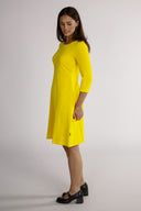 Elli yellow babycord dress