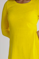 Elli yellow babycord dress