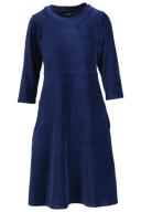 Evita navy blue baby corduroy dress