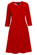 Evita red baby corduroy dress