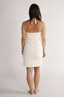 Franny cream halterneck dress