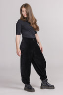 Freya black balloon pants