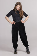 Freya black balloon pants