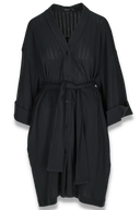 Gitte black shirt dress