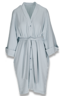 Gitte sky blue shirt dress