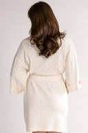 Gitte cream shirt dress