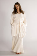 Gitte cream shirt dress