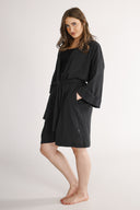 Gitte black shirt dress