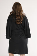 Gitte black shirt dress