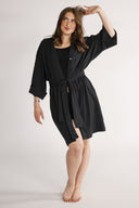 Gitte black shirt dress